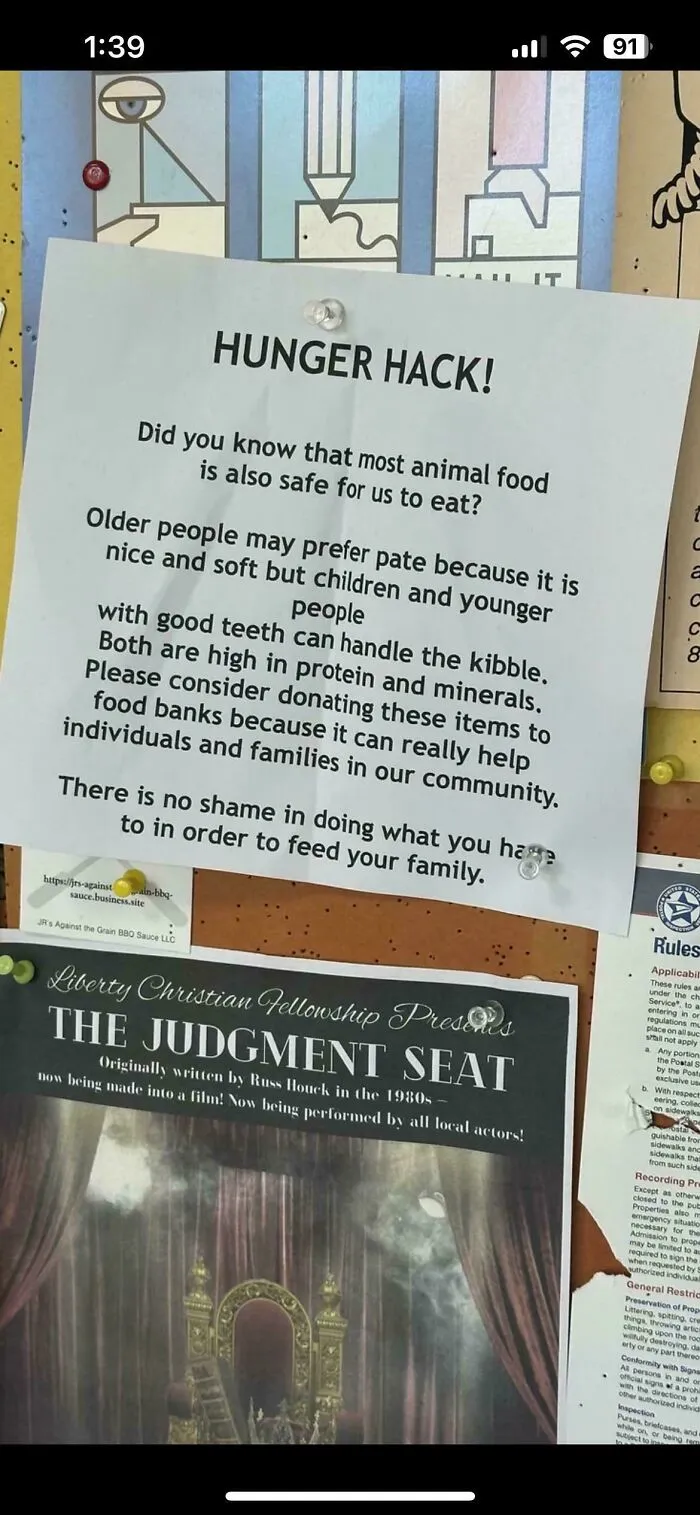 Truco para engañar al hambre: come comida de mascotas