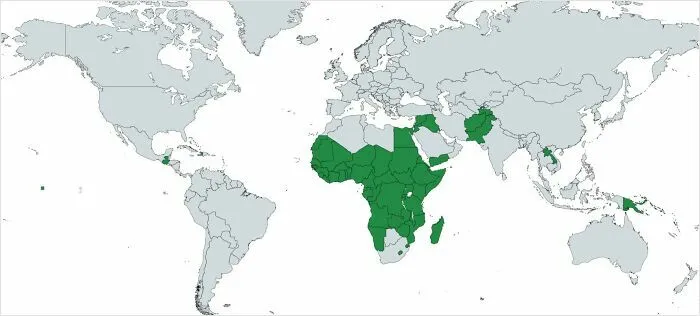 Countries Where Majority Of Population Is Born In 21st Century As Of February 2025 Based On Median Age