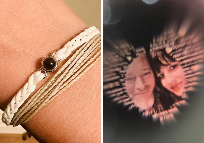 A <a Style="Display:inline;" Href="Https://Www.amazon.com/Suphelpu-Customized-Projection-Personalized-Anniversary/Dp/B0bnjjw325?ie=utf8&th=1&linkcode=ll1&tag=bplemur-20&linkid=ea734616fdda476c94d58c38f7f5c505&language=en_us&ref_=as_li_ss_tl" Target="_blank">   <span Style="Font: Inherit; Color: #d74b1f;"> Picture Bracelet </Span> Is A Way More Stylish And Significantly Less Bulky Alternative To Carrying Around A Picture Of Your Loved One In A Giant, Old-Fashioned Locket