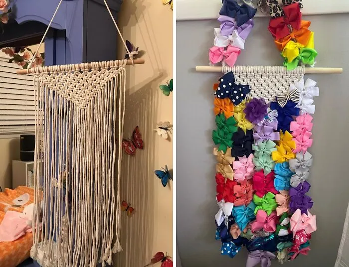 The Chaotic, Tangled Nest Of Hair Accessories That Has Taken Over A Drawer In Your Bathroom Can Now Be Beautifully Displayed And Organized With A <a Style="Display:inline;" Href="Https://Www.amazon.com/Mkono-Macrame-Headband-Organizer-Included/Dp/B07lgmy67z?pd_rd_w=wlctw&content-ID=amzn1.sym.da0b205c-8cc7-4a8d-9d0a-8ed3705890a2&pf_rd_p=da0b205c-8cc7-4a8d-9d0a-8ed3705890a2&pf_rd_r=w9yr190p2ededxhks4bn&pd_rd_wg=m1qig&pd_rd_r=91e0296f-53a2-4d67-9312-F4a1ce9b39d6&pd_rd_i=b07lgmy67z&psc=1&linkcode=ll1&tag=bphippopotamus-20&linkid=ec23a6b9a9a9defa3d0b8c460aad8319&language=en_us&ref_=as_li_ss_tl" Target="_blank">    <span Style="Font: Inherit; Color: #d74b1f;"> Macrame Hair Bow Organizer </Span>