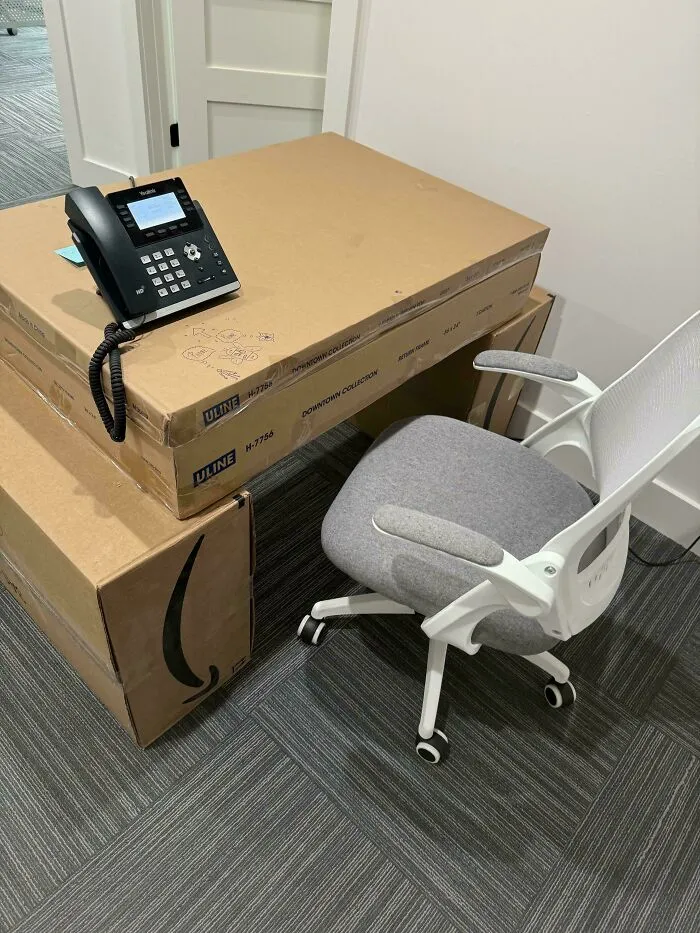 My New Desk At Work