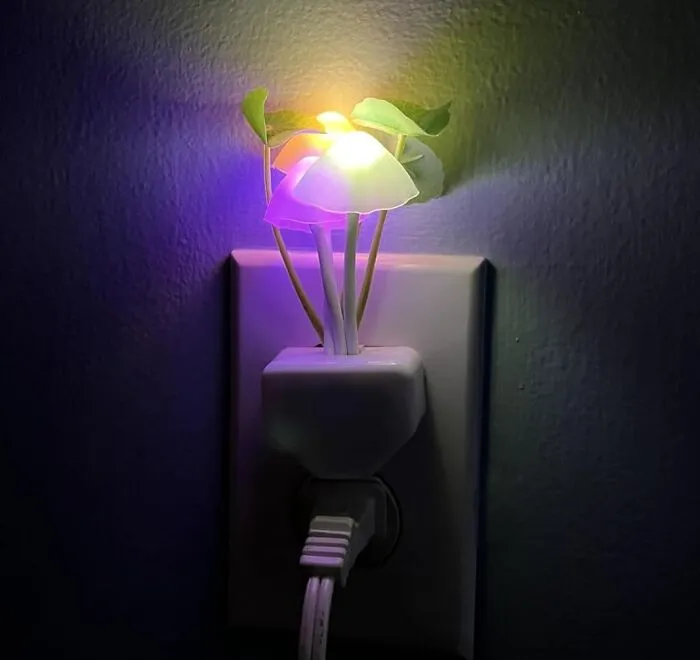 Your Midnight Trip To The Bathroom Can Now Be A Whimsical, Enchanting Journey Through A Magical Forest Thanks To This <a Style="Display:inline;" Href="Https://Www.amazon.com/Gp/Customer-Reviews/R1d60ckukj7jsv?ie=utf8&linkcode=ll2&tag=bpantelope-20&linkid=01a10ff195140fbfa49eb28425ecc846&language=en_us&ref_=as_li_ss_tl" Target="_blank">   <span Style="Font: Inherit; Color: #d74b1f;"> Mushroom Nightlight </Span>