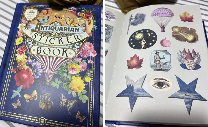 A Copy Of <a Style="Display:inline;" Href="Https://Www.amazon.com/Antiquarian-Sticker-Book-Illustrated-Compendium/Dp/1250208149?ie=utf8&linkcode=ll1&tag=bpsquid-20&linkid=76d7c0a5a0605807060f418cca1c5a69&language=en_us&ref_=as_li_ss_tl" Target="_blank">   <span Style="Font: Inherit; Color: #d74b1f;"> The Antiquarian Sticker Book </Span> Is A Glorious, Papery Treasure Chest Of Tiny, Beautiful, And Slightly Weird Stickers That Will Make Their Journal Look Like It Was Curated By A Victorian Ghost