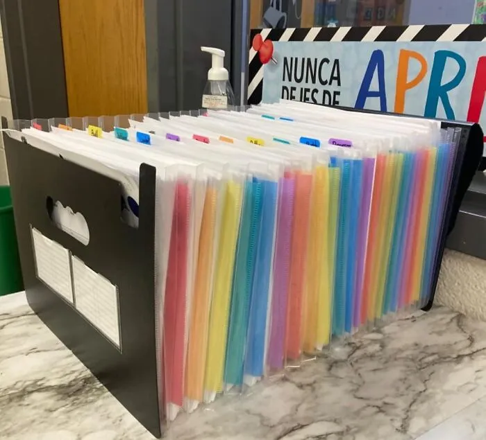 The Leaning Tower Of Paper-Za That Has Taken Up Permanent Residence On Their Desk Can Be Beautifully Conquered And Organized By A <a Style="Display:inline;" Href="Https://Www.amazon.com/Sooez-Expanding-According-Organizer-Expandable/Dp/B08yjpzy9p?ie=utf8&th=1&linkcode=ll1&tag=bpcorgi-20&linkid=2e5e647777fd934bee7c7ce53c7541df&language=en_us&ref_=as_li_ss_tl" Target="_blank">   <span Style="Font: Inherit; Color: #d74b1f;"> 24 Pockets Expanding File Folder </Span>