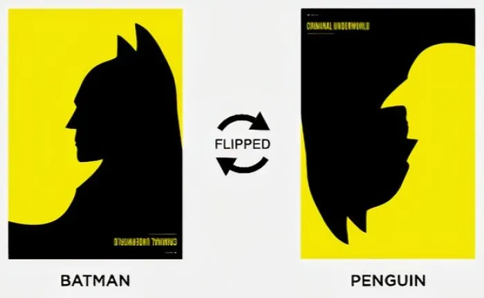 Batman Cover Showing The Villain Penguin When Flipped