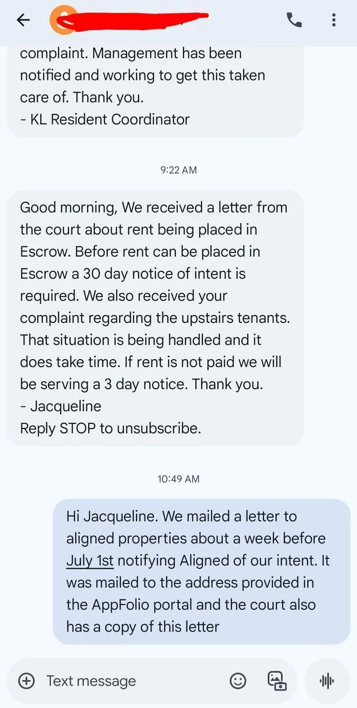 Landlord Is Gaslighting Us Into Thinking We Didn't Send A Notice Of Intent For Escrow