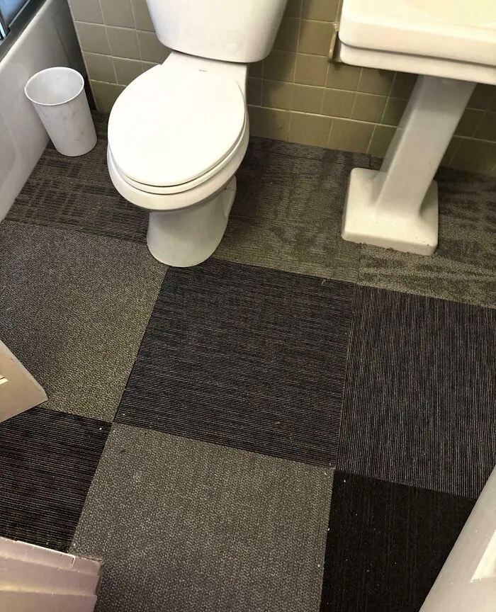 Told My Landlord The Toilet Wasn’t Leveled. Came Home From Work To Carpet Installed On My Floor