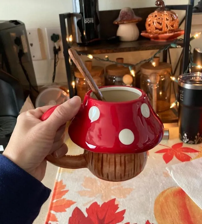 A <a Style="Display:inline;" Href="Https://Www.amazon.com/Mushroom-Mug-12oz-Cottagecore-Aesthetic/Dp/B0d8j4gkpx?ie=utf8&linkcode=ll1&tag=bpantelope-20&linkid=1c0661e9be97b874b57433c6ce295c33&language=en_us&ref_=as_li_ss_tl" Target="_blank">   <span Style="Font: Inherit; Color: #d74b1f;"> Mushroom Mug </Span> Will Make Every Morning Coffee Feel Less Like A Desperate Attempt To Feel Human And More Like A Whimsical Journey Into An Enchanted Forest