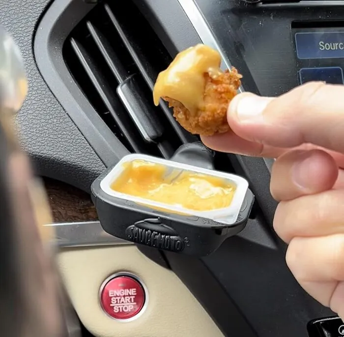 The <a Style="Display:inline;" Href="Https://Www.amazon.com/Saucemoto-Holder-Ketchup-Dipping-Sauces/Dp/B08hszcrdp?ie=utf8&th=1&linkcode=ll1&tag=bpantelope-20&linkid=acf0dc4a7dccc76b771f836c1717176a&language=en_us&ref_=as_li_ss_tl" Target="_blank">   <span Style="Font: Inherit; Color: #d74b1f;"> Saucemoto Dip Clip </Span> Is A Groundbreaking Piece Of Automotive Technology That Will Finally Allow You To Safely Engage In The Sacred Art Of The Drive-Thru Fry Dip
