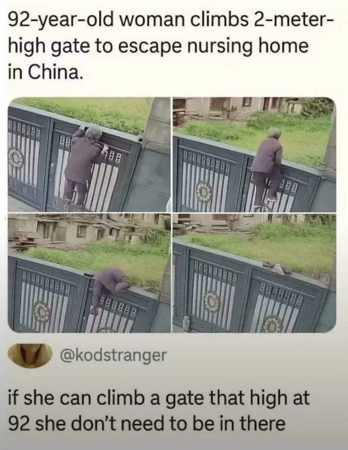 She Doesn’t Need To Be Locked Up