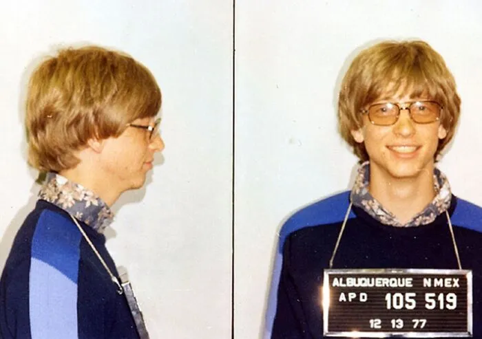 Bill Gates, For A Traffic Violation. LOL