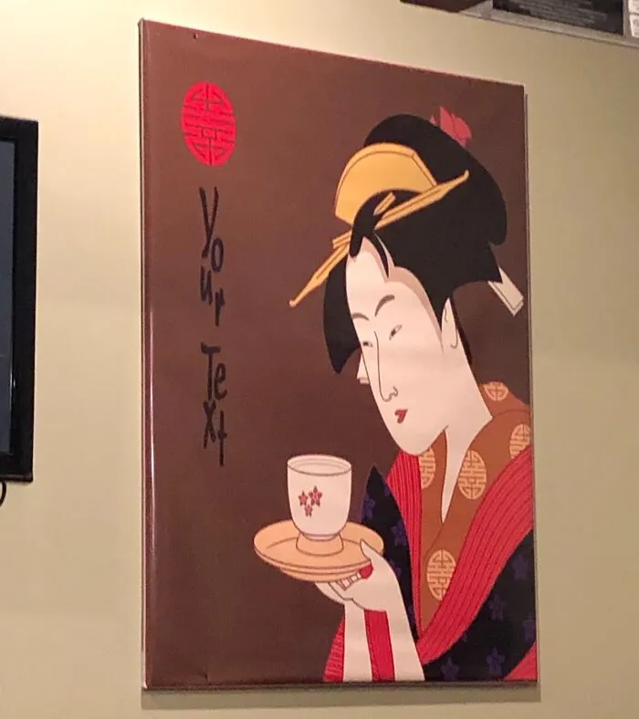 The Sacred “Your Text” Masterpiece In A Local Restaurant