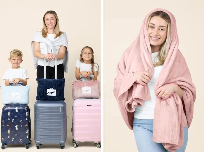 The Flimsy, Questionable, And Probably-Never-Washed Airline Blanket Can Now Stay In Its Sad Plastic Bag Thanks To The Infinitely More Cozy <a Style="Display:inline;" Href="Https://Www.amazon.com/Dp/B08d8f9pl6?ascsubtag=7951266%2c18%2c37%2cd%2c0%2c0%2c0%2c1396%3a1%3b1338%3a1%3b1515%3a2%2c70476858%2c0%2c0&th=1%25252cgoogle%252cgoogle%2cgoogle&btn_ref=srctok-Dec916a17f8eb2d8&linkcode=ll1&tag=bpwombat-20&linkid=9769c89962614014bc7b7808022bbcbb&language=en_us&ref_=as_li_ss_tl" Target="_blank">   <span Style="Font: Inherit;color: #d74b1f;"> Eversnug Travel Blanket And Pillow </Span>
