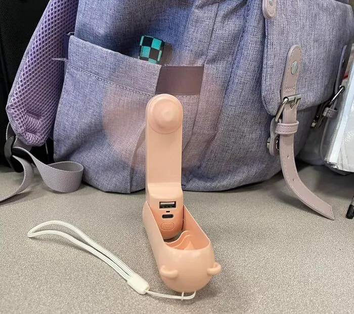 A <a Style="Display:inline;" Href="Https://Www.amazon.com/Rechargeable-Handheld-Portable-Operated-Flashlight/Dp/B07qk9c9kt?ie=utf8&th=1&linkcode=ll1&tag=bpwombat-20&linkid=d26495f64820ef2b1d0f68ec401cdc0f&language=en_us&ref_=as_li_ss_tl" Target="_blank">   <span Style="Font: Inherit; Color: #d74b1f;"> Handheld Mini Fan </Span> Is The Perfect Accessory For When You're Stuck In A Hot, Crowded Tourist Trap And You Need To Create Your Own Personal, Beyoncé-Level Wind Machine Moment