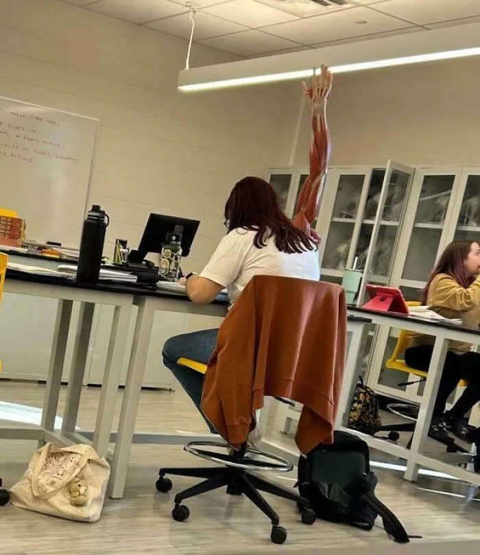 My Friend Took A Pic During Class