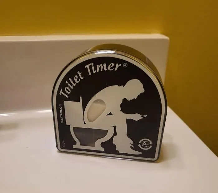 The <a Style="Display:inline;" Href="Https://Www.amazon.com/Toilet-Timer-By-Katamco-Classic/Dp/B07ct6dyfg?ie=utf8&linkcode=ll1&tag=bpcobra-20&linkid=0d3a2d2c08c6a5fcb97cc4ac6ae294b6&language=en_us&ref_=as_li_ss_tl" Target="_blank">   <span Style="Font: Inherit; Color: #d74b1f;"> Toilet Timer </Span> Is The One Gift That Will Finally Give Your Significant Other A Gentle, Sand-Based Hint That They Are Not, In Fact, The Only Person Who Needs To Use The Bathroom In This House