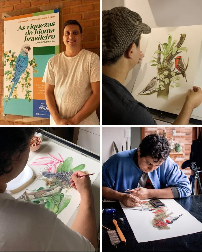 In The First Picture, I Thought About Giving Up, Because I Didn’t Receive Any Visitors, But Today I’m Managing To Live From My Dream Of Being An Illustrator