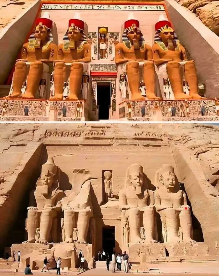 Before & After: Temple Of Abu Simbel In Egypt