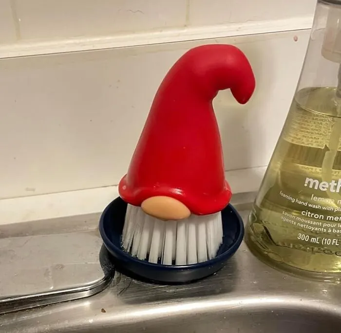 The Sad, Grimy Sponge Sitting By The Sink Can Be Replaced By The Infinitely More Magical <a Style="Display:inline;" Href="Https://Www.amazon.com/New-Beardy-Dish-Brush-Ototo/Dp/B0bysn9q8r?ie=utf8&th=1&linkcode=ll1&tag=bprabbit-20&linkid=222cc760f35fbef00f62de8f849c699e&language=en_us&ref_=as_li_ss_tl" Target="_blank">   <span Style="Font: Inherit; Color: #d74b1f;"> Beardy Gnome Dish Brush </Span>