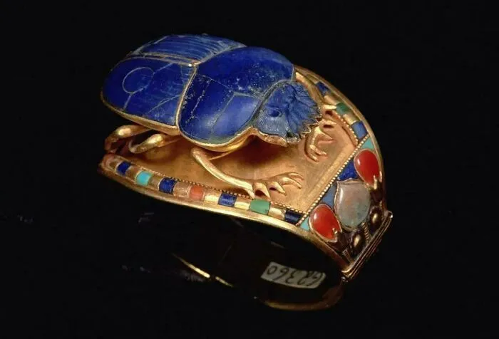 Tutankhamun's Scarab Bracelet, C. 1332-1323 B.c