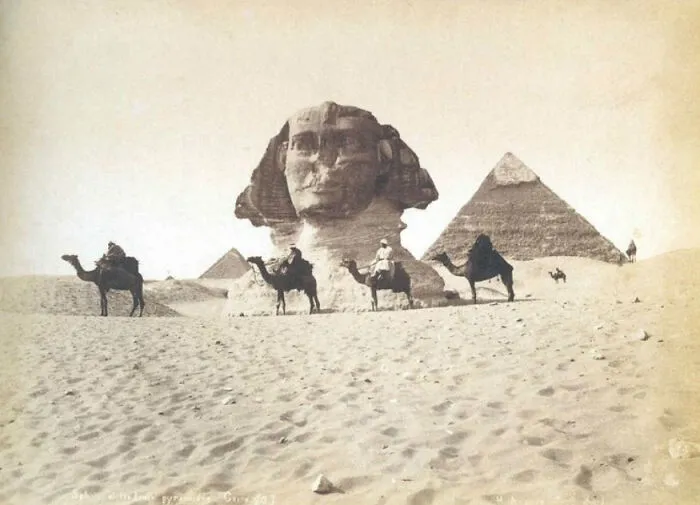 The Sphinx, Giza, Egypt, Circa 1849