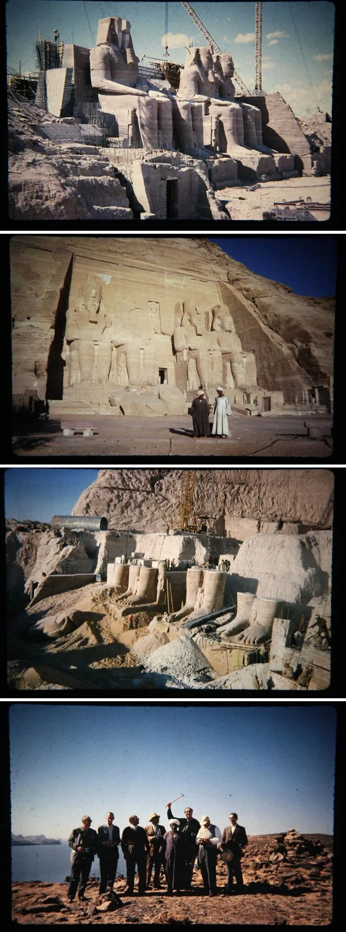 My Great Grandfather Was One Of The Engineers That Worked On The Relocation Of Abu Simbel. Today I Went Through Some Of His Photo Slides From When He Was Working On It