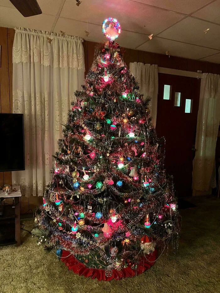 Check Out My 70s Christmas Tree!