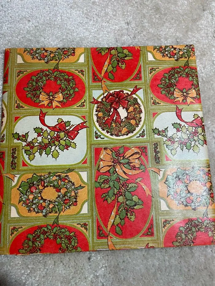 Wrapping Paper Found In The Family House