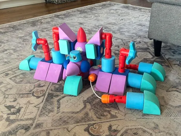 A Set Of <a Style="Display:inline;" Href="Https://Www.amazon.com/Blockaroo-Magnetic-Foam-Building-Blocks/Dp/B08f2ww77s?ie=utf8&th=1&linkcode=ll1&tag=bpgoat-20&linkid=2e72b2ff72539aaf23a4aaf21bbf9b14&language=en_us&ref_=as_li_ss_tl" Target="_blank">   <span Style="Font: Inherit; Color: #d74b1f;"> Magnetic Foam Building Blocks </Span> Will Allow Them To Build The Soft, Squishy, And Deeply Satisfying Fortress Of Their Dreams, Without The Risk Of A Painful, Pointy-Edged Collapse