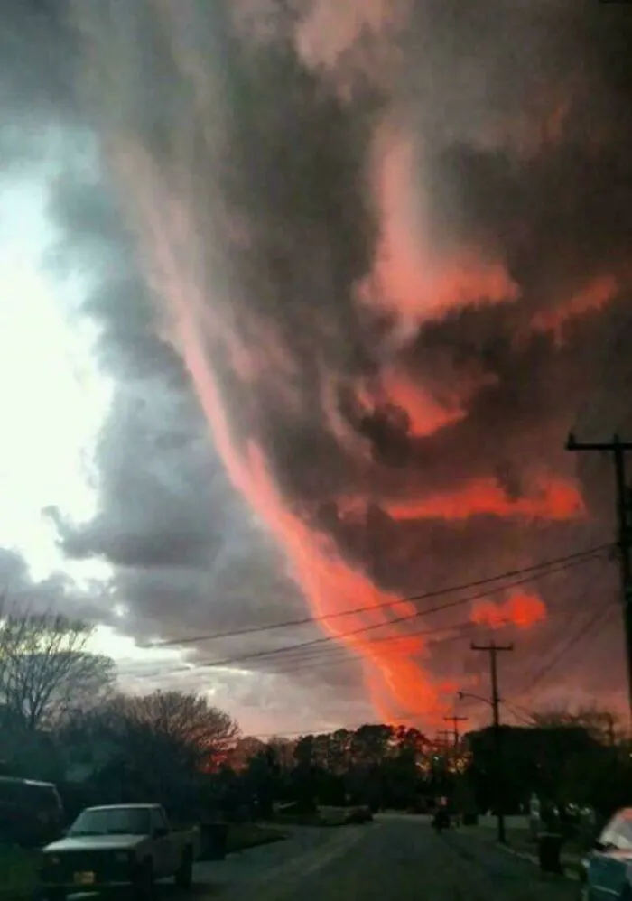 Imagine Seeing This Massive Face In The Clouds
