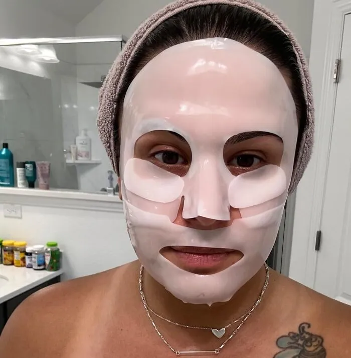 A <span Style="Font: Inherit; Color: #d74b1f;"> COSRX Snail Mucin Sheet Mask </Span> Is An Ultra-Hydrating Face-Hugger That Will Make Your Skin Feel Like It Just Chugged A Gallon Of Water And Then Took A Long, Luxurious Nap