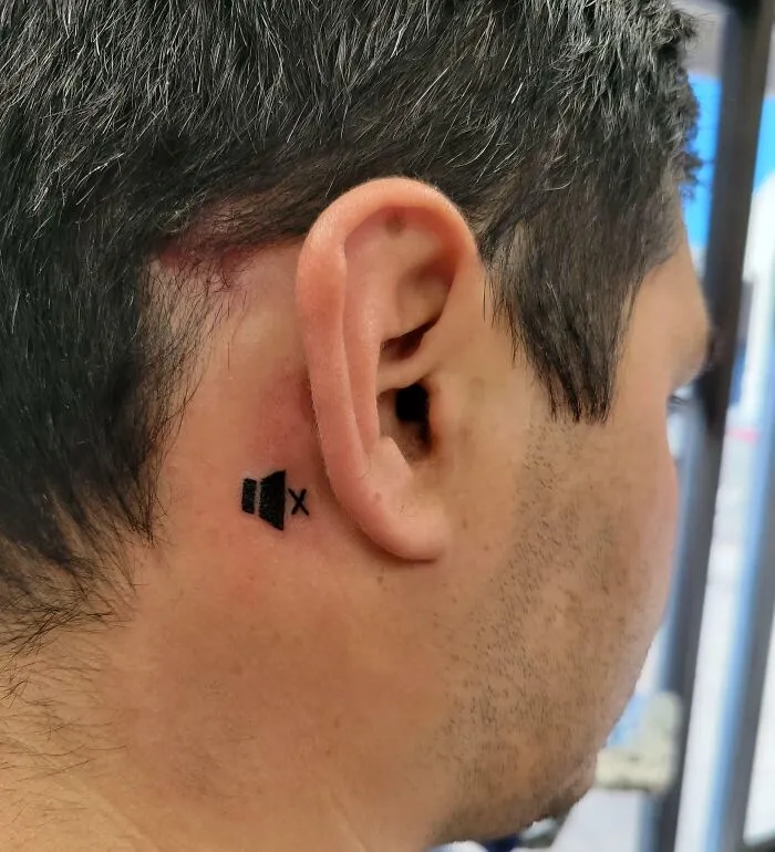 I Just Got My First Tattoo Behind My Deaf Ear