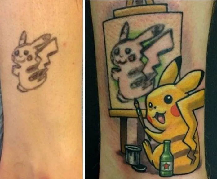 The Most Perfect, Wonderful Tattoo Cover-Up That Has Ever Existed