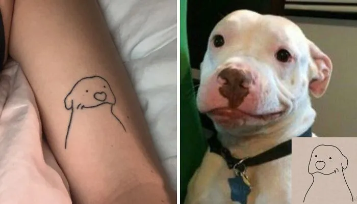 I Drew This Dog Last Year, A Follower Tattooed It And Since Then It Has Been On The Internet. I Can't Explain How Much I Love All The Love That This Drawing Received