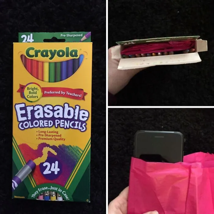My Husband Always Got Colored Pencils For His Birthday And Christmas Growing Up And He Hates Them Cause He’s Colorblind