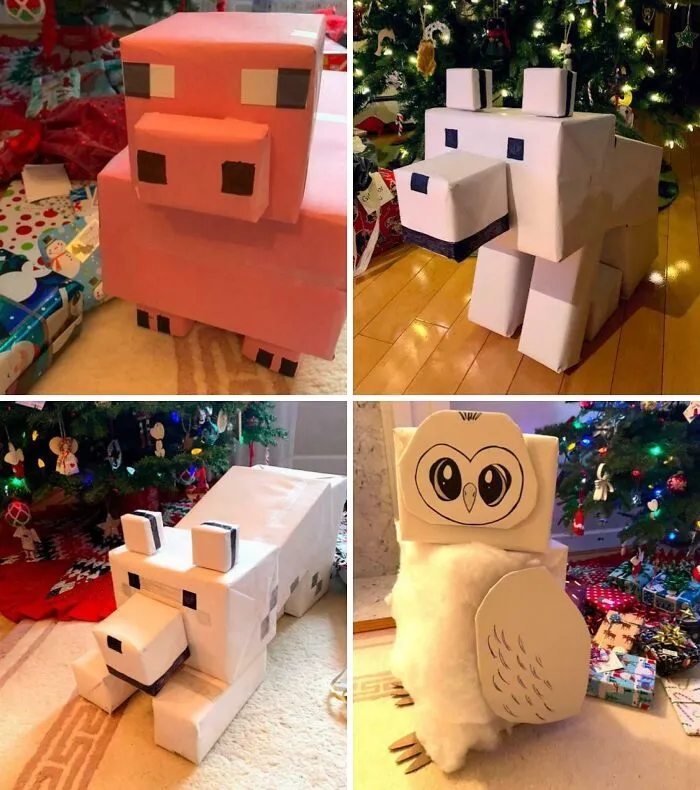 Each Year I Wrap A Custom Present For My Kids