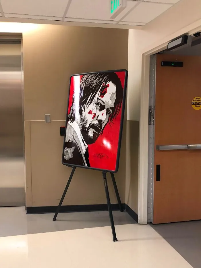 Someone Draws Pictures On The Whiteboard At My Hospital With Dry Erase Markers Every Week Or So