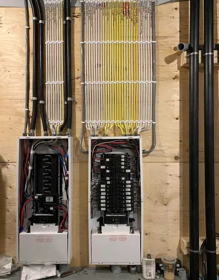 Couple Panels I Wired Yesterday