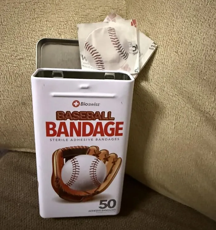 There Is No Crying In Baseball Or First Aid When You Patch Yourself Up With These <a Style="Display:inline;" Href="Https://Www.amazon.com/Bioswiss-Bandages-Collectable-Self-Adhesive-Baseballs/Dp/B08kfgy3wv?ie=utf8&th=1&linkcode=ll1&tag=bpcoyote-20&linkid=6c8c7c4ddefff17c2894a47891111a68&language=en_us&ref_=as_li_ss_tl" Target="_blank">   <span Style="Font: Inherit; Color: #d74b1f;"> Baseball Band Aids </Span> Instead Of Just Rubbing Dirt On The Wound