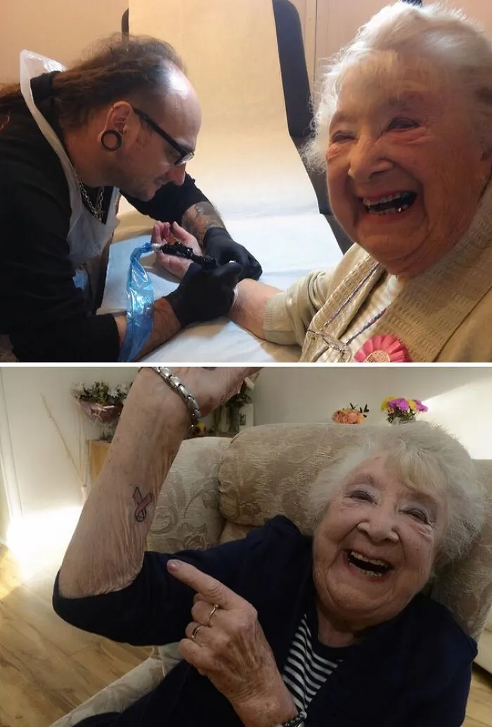 Grandma Gets A Tattoo