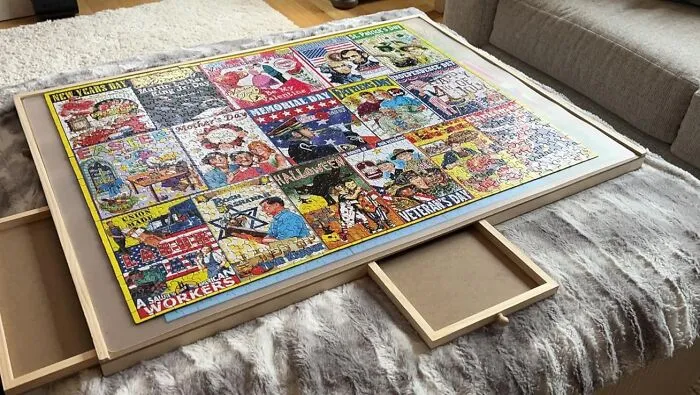 They Can Stop Hovering Over The Dining Table Like A Gargoyle Because The <a Style="Display:inline;" Href="​​https://Www.amazon.com/Piece-Rotating-Wooden-Jigsaw-Puzzle/Dp/B0cktw4ttl?ie=utf8&th=1&linkcode=ll1&tag=bpraccoon-20&linkid=3563a4b2d0714356bd1bca38762ec851&language=en_us&ref_=as_li_ss_tl" Target="_blank">   <span Style="Font: Inherit; Color: #d74b1f;"> Rotating Puzzle Board </Span> Brings The Unfinished Edges Within Easy Reach