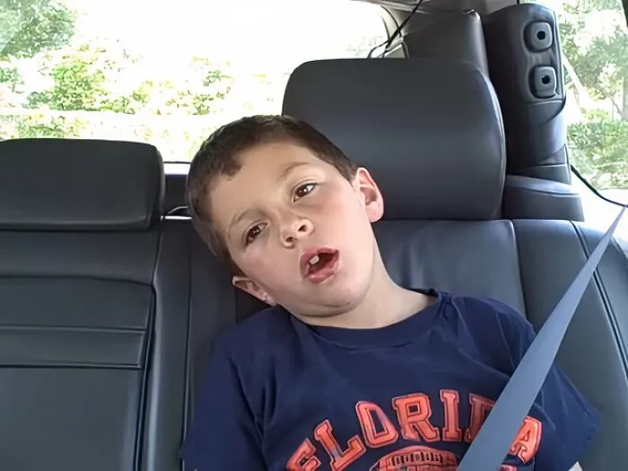 David Devore Jr. After His Dental Visit