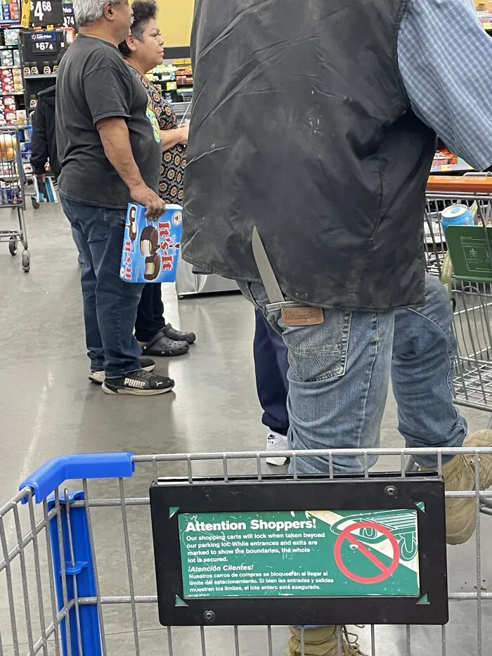 Only In Wal-Mart...sir That Is Not How Pocketknives Work
