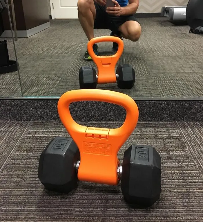 You Can Stop Tripping Over A Collection Of Heavy Iron Cannonballs By Snapping The <a Style="Display:inline;" Href="https://Www.amazon.com/Kettle-Gryp-Original-Dumbbells-Kettlebells/Dp/B074v1fmdt?ie=utf8&linkcode=ll1&tag=bpmole-20&linkid=316fd6aded94fd07235d90ff2b2cf5e2&language=en_us&ref_=as_li_ss_tl" Target="_blank"> <span Style="Font: Inherit; Color: #d74b1f;"> Kettle Gryp </Span> Onto Your Existing Weights To Get That Full-Body Swing Without The Clutter