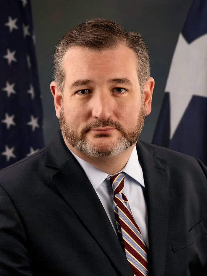 Politician Ted Cruz, 55