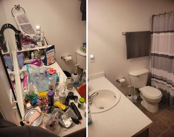 Trying Really Hard... Started With The Bathroom