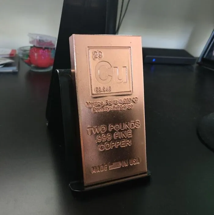 I Was Once Gifted A Solid Bar Of Copper