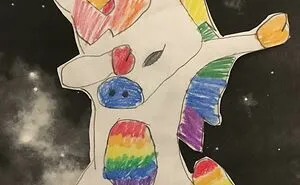 “I Can't Stop Laughing At It”: 39 Times Kids Proudly Presented Their Wild Drawings As Art