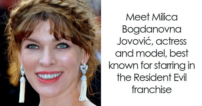 Milla Jovovich: Bio And Career Highlights