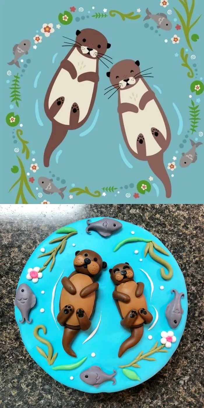 Impresionante tarta de cumpleaños hecha por mi madre